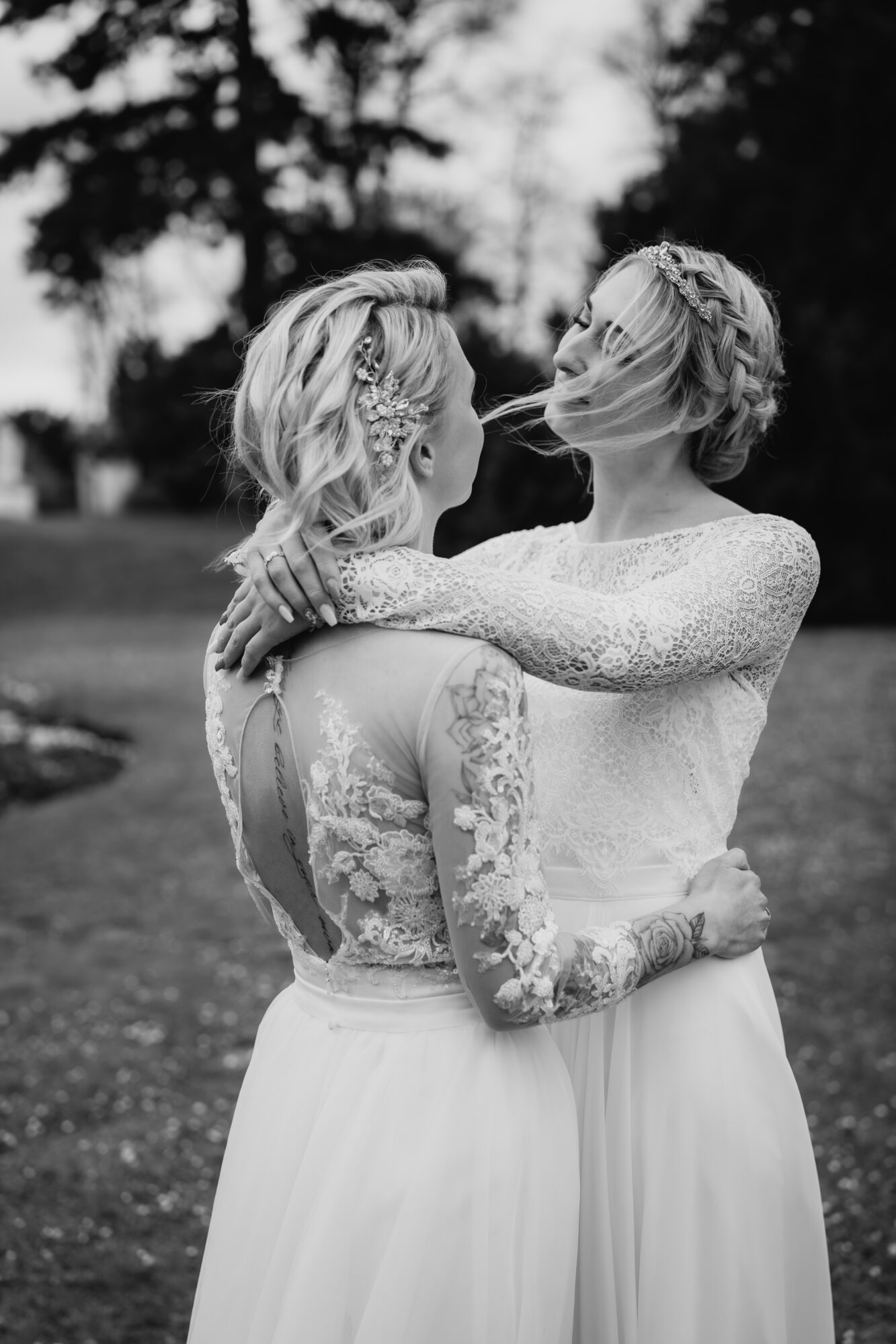 Brautstyling für zwei Bräute in Düsseldorf