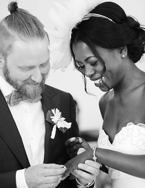 Brautstyling für dunkelhäutige Bräute in Düsseldorf